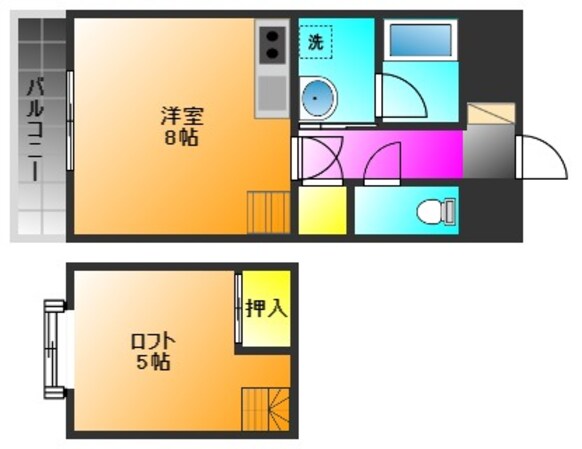 日吉壱番館の物件間取画像